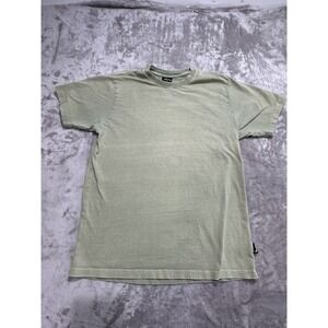 Stussy T-Shirt Men's Size Small Light Green Short Sleeve Medium Weight EUC